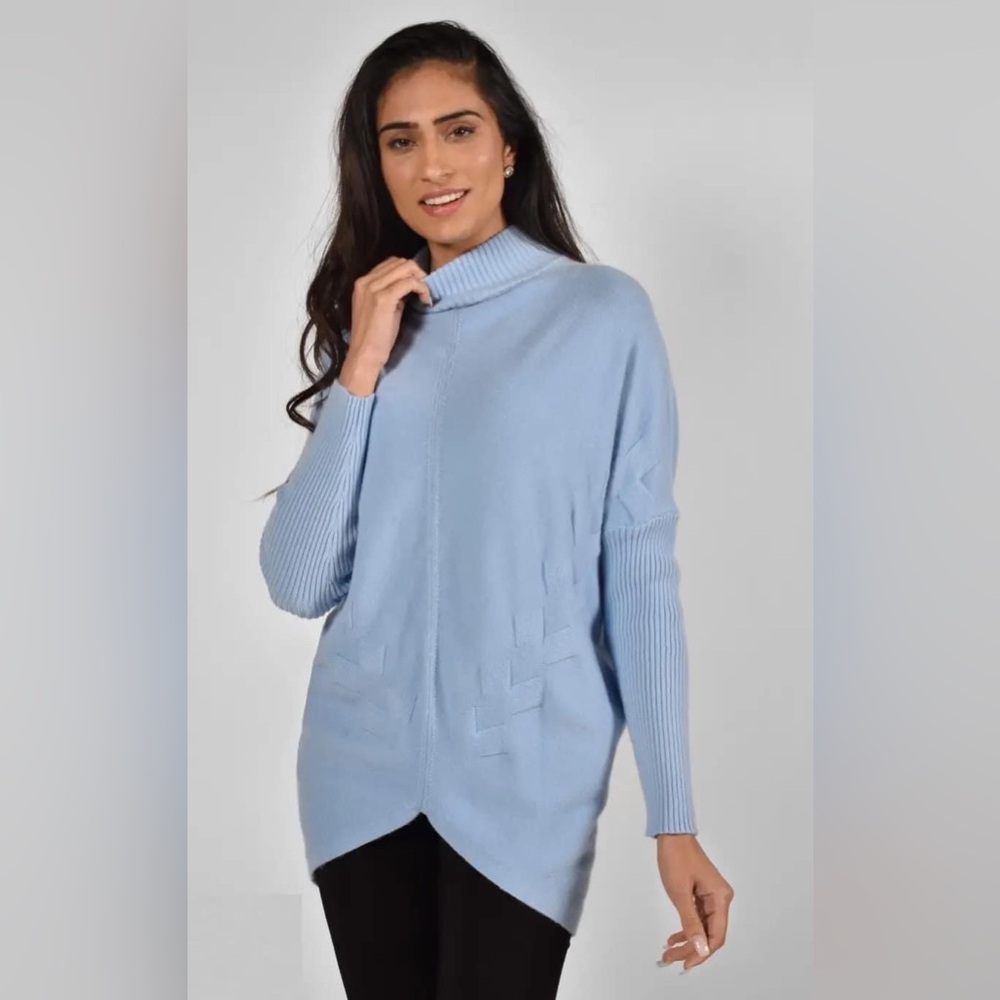Frank Lyman Chenille Asymmetrical Sweater – Designer Knit – Made in Canada